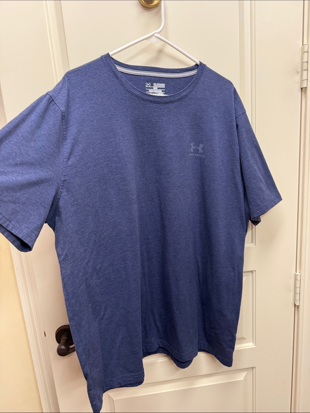 Under Armour Men's Heather Navy Short-Sleeve Performance Tee